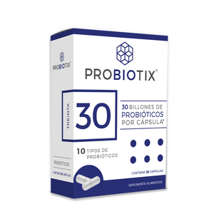 PROBIOTIX | 30 Billones de Probióticos | 10 Cepas